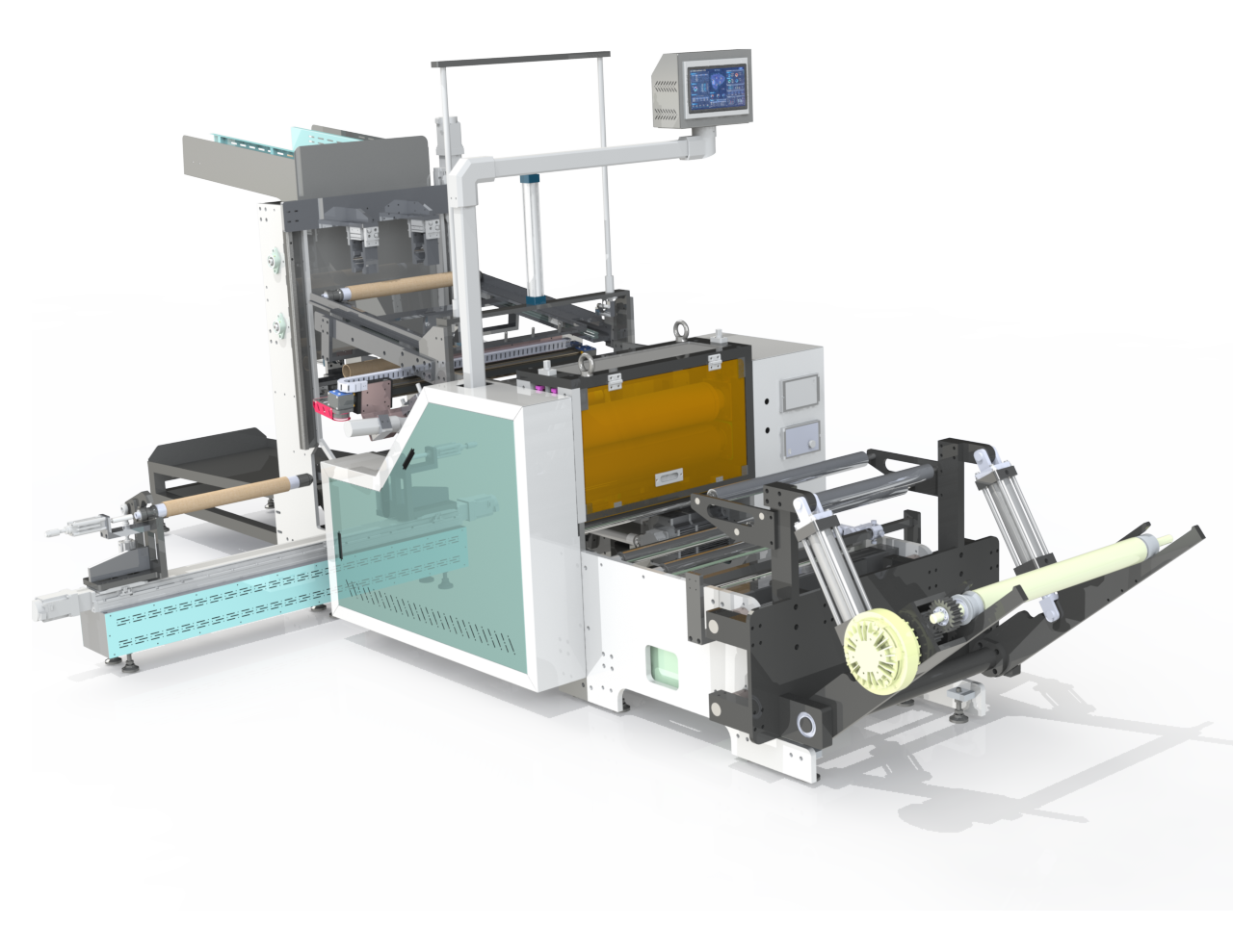 全自动蜂窝纸模切机