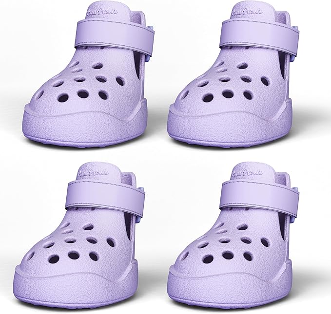 Dog shoes: non-slip waterproof sandals are suitable for hot roads, breathable perforated boots