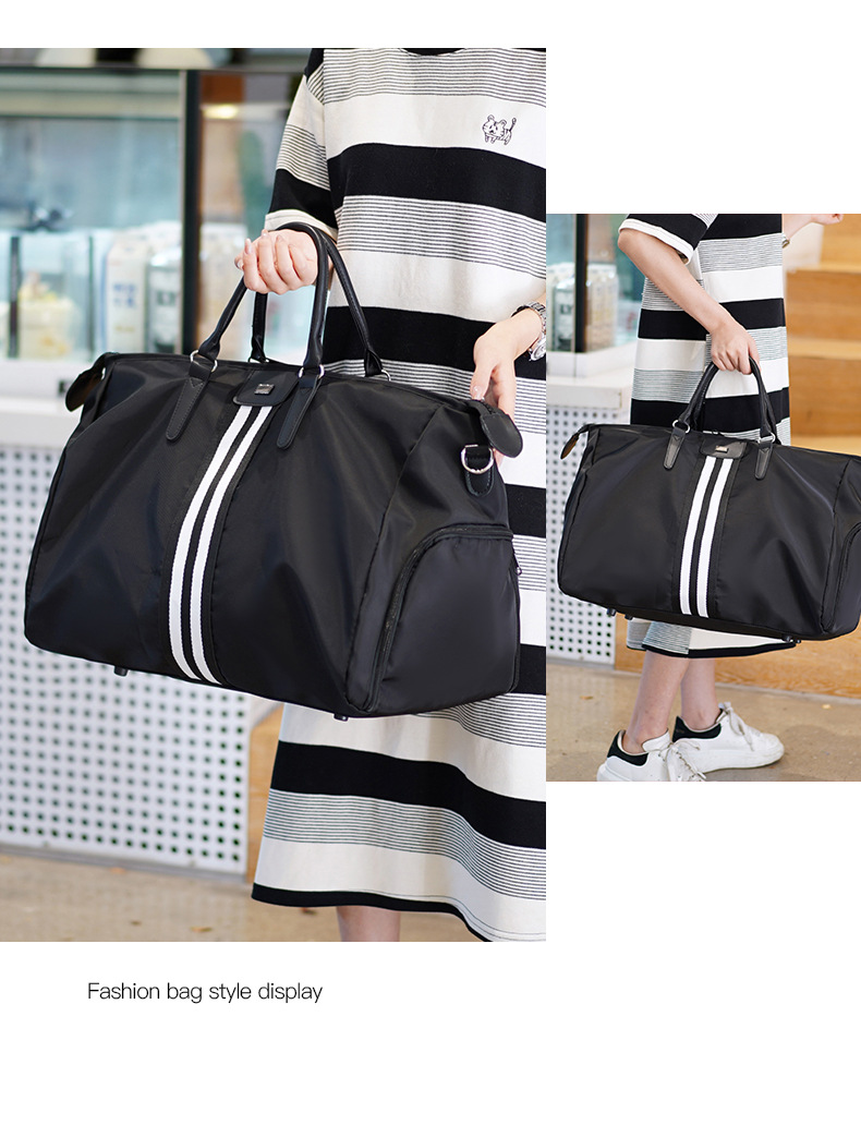 大容量短途行李袋轻便防水出差旅游包健身单肩斜挎