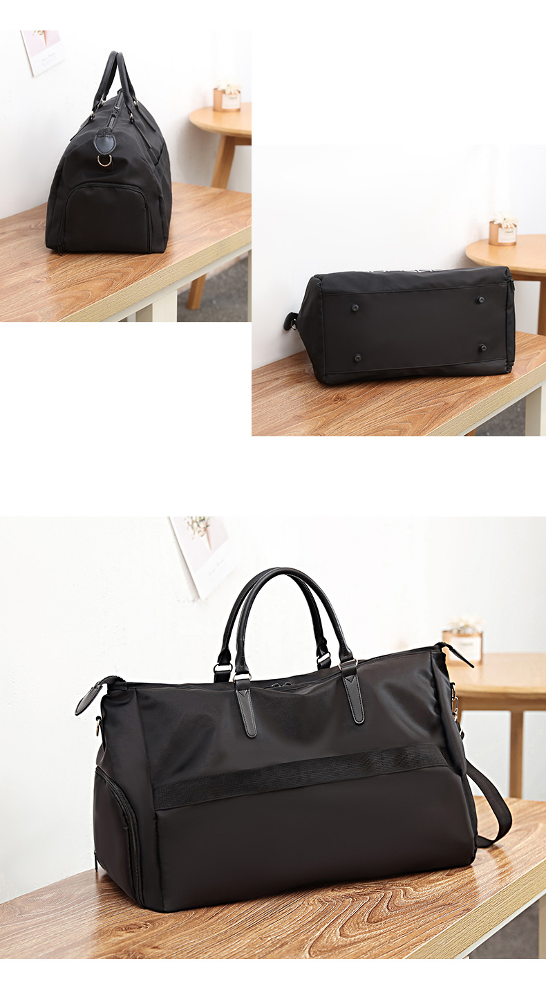 大容量短途行李袋轻便防水出差旅游包健身单肩斜挎