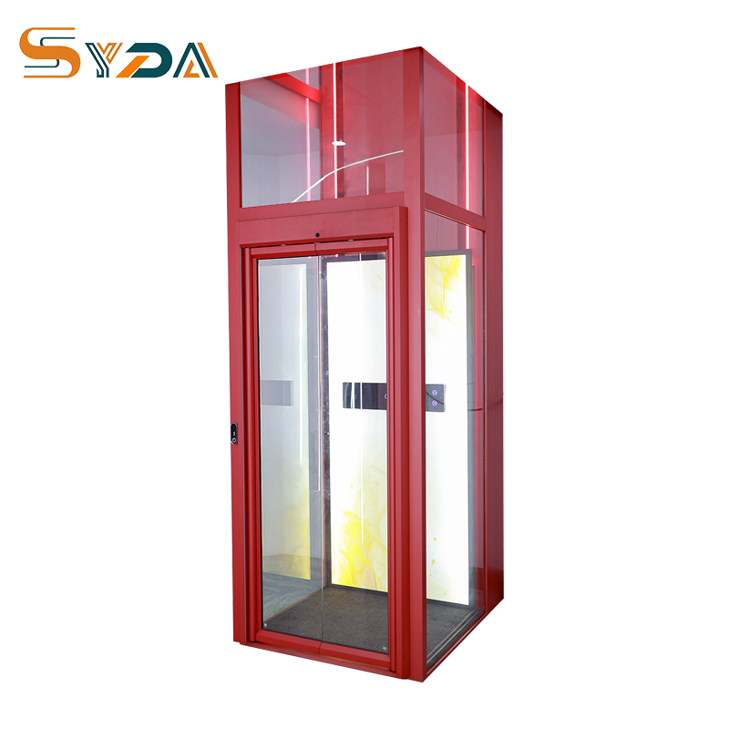 高品质家用观光升降梯，2层别墅适用，液压驱动，尽享居家视野